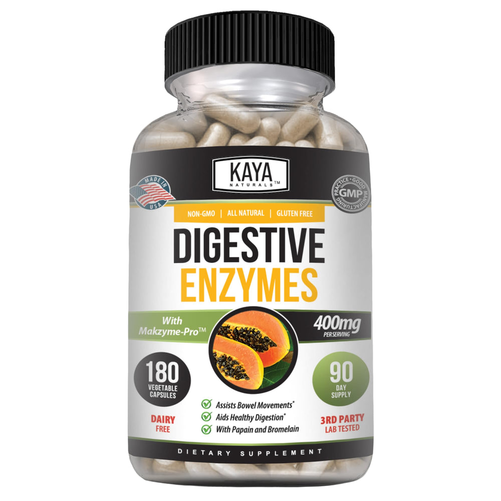 Kaya Naturals Digestive Enzymes bottle