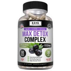 Kaya Naturals Max Detox bottle front view
