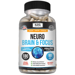 Kaya Naturals Neuro Brain 180-count bottle
