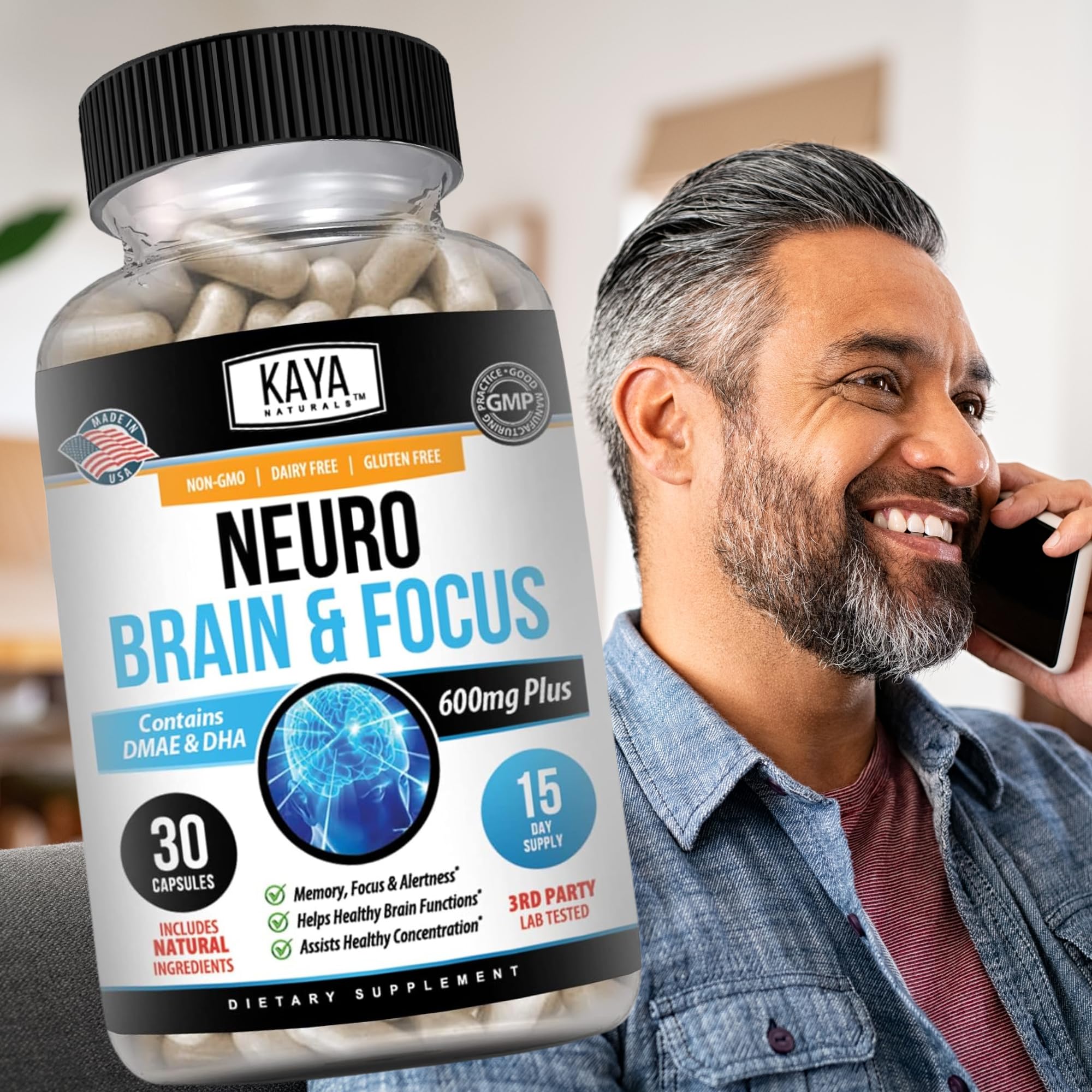 Lifestyle image showing focus and study