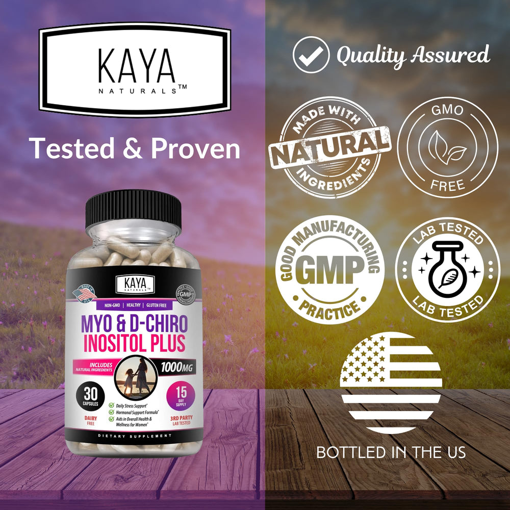 Third-party testing seal for Kaya Naturals supplement
