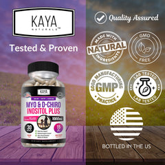 Third-party testing seal for Kaya Naturals supplement