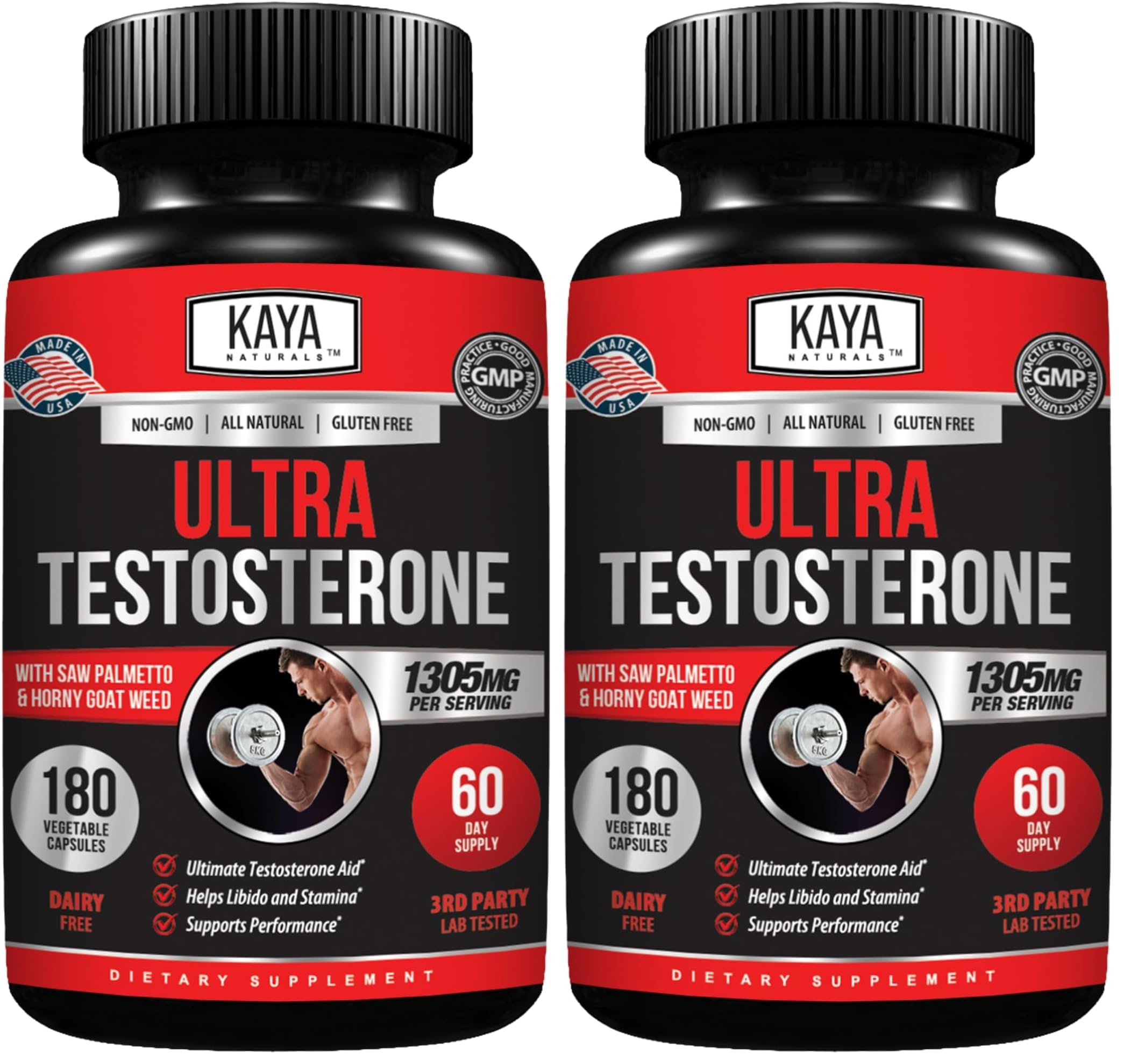 Kaya Naturals UltraTest bottle - front view