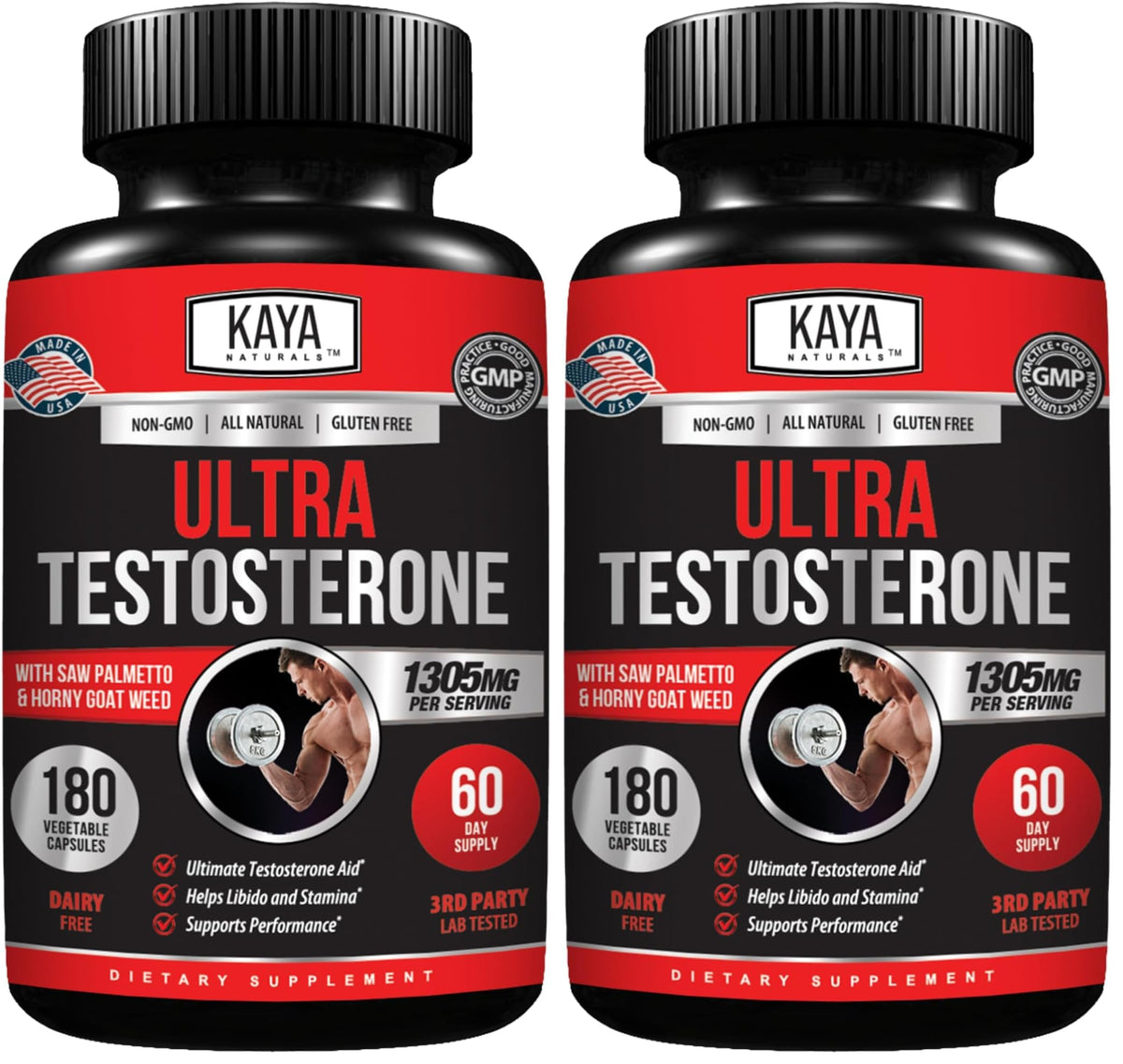 Kaya Naturals UltraTest bottle - front view