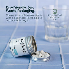 Dissolvable chewable mint mouthwash tablets