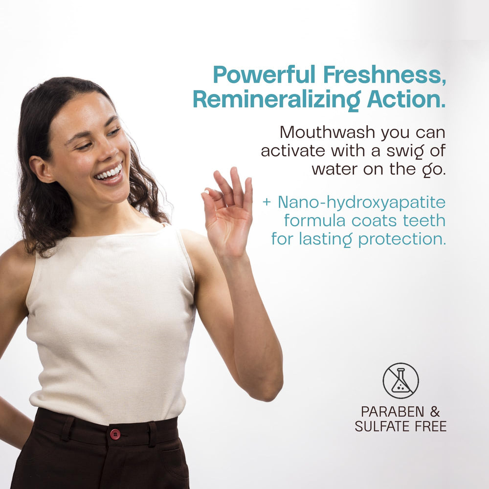 Fresh breath with Kaylaan mint mouthwash tablets