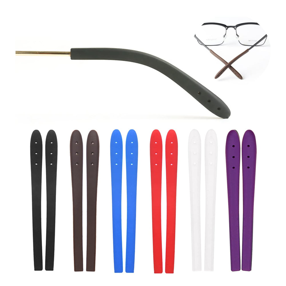 KECHIO eyeglass temple tips in black
