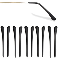 KECHIO silicone anti-slip eyeglass end tips on thin metal frame