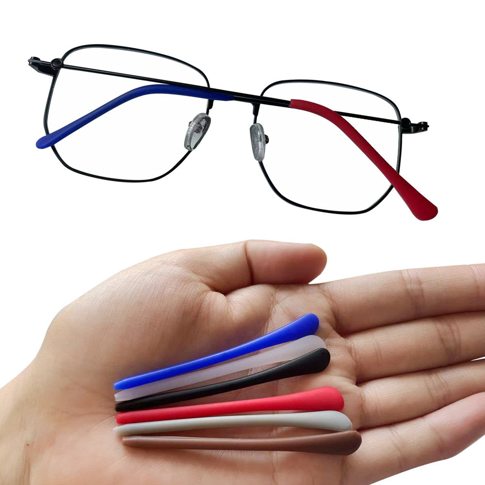 Eyeglass end tips showing size compatibility for 0.03-0.05 inch diameter arms