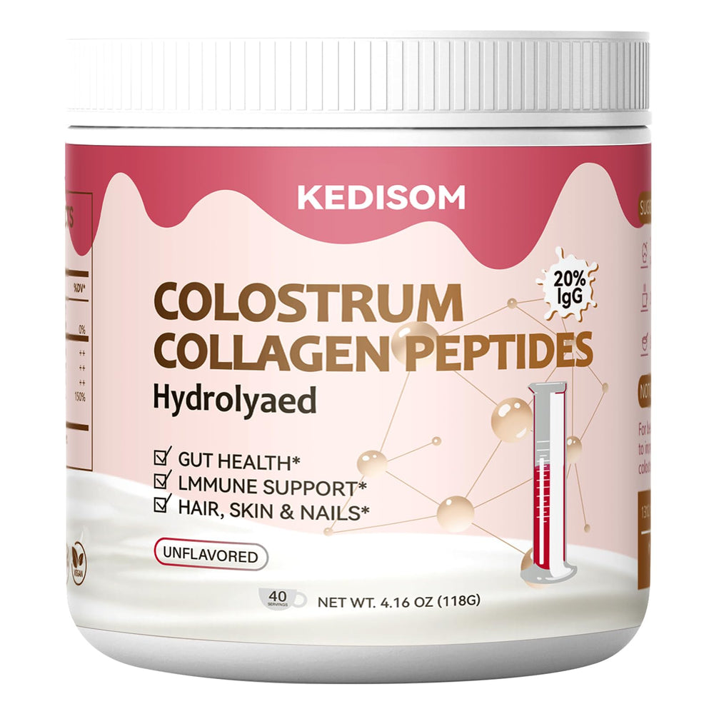 KEDISOM Bovine Colostrum Powder with Vitamin B-12 container