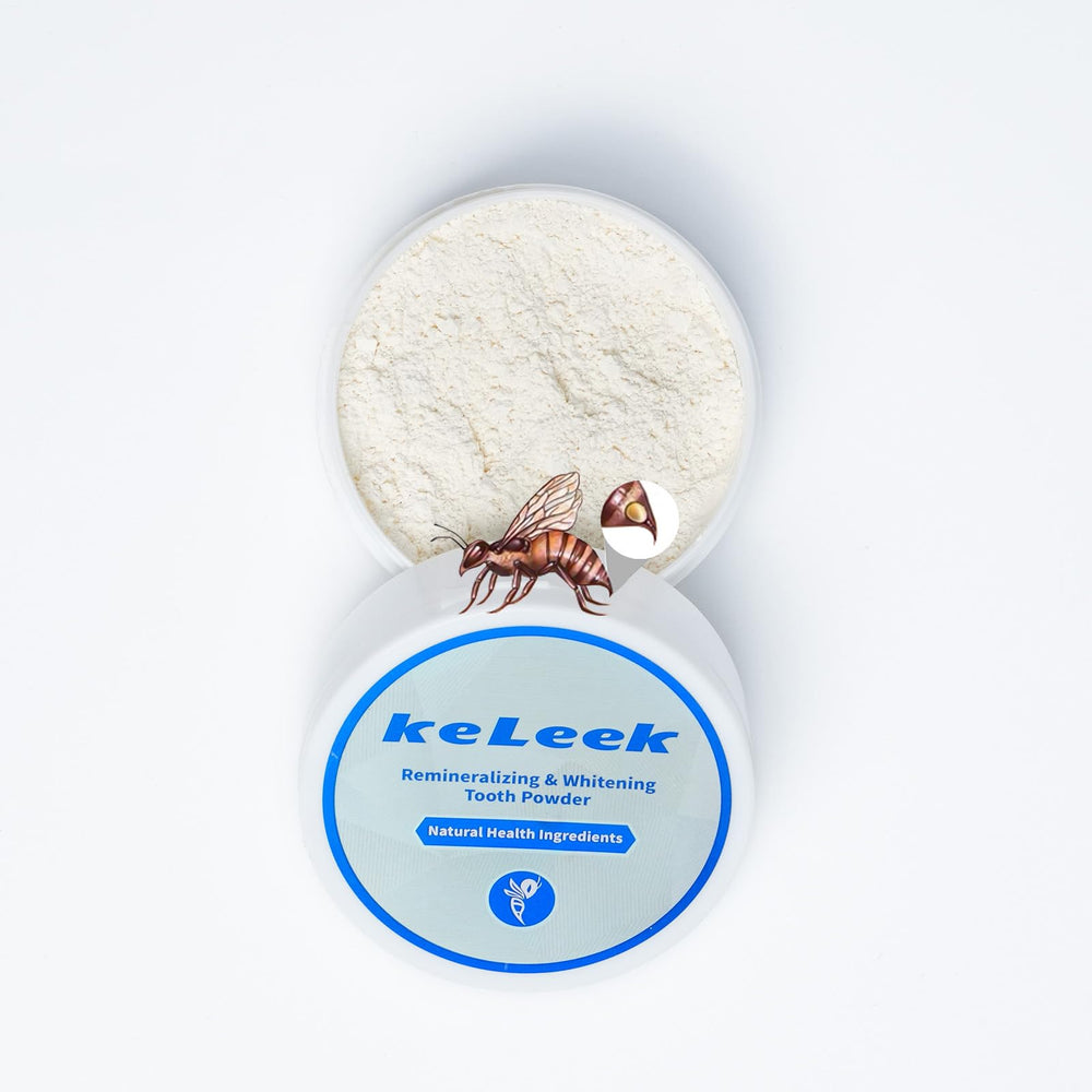 KeLeek hydroxyapatite tooth powder for remineralizing enamel