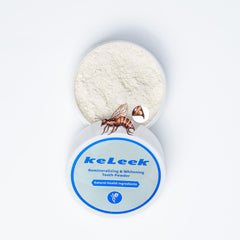 KeLeek hydroxyapatite tooth powder for remineralizing enamel