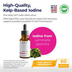 Kelp seaweed used in Bright Naturals Iodine Plus