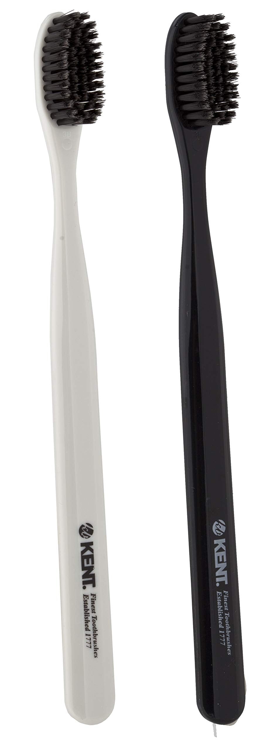 Kent charcoal toothbrush black and white four-piece set
