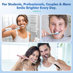 Keosaa Sonic Toothbrush blue back view