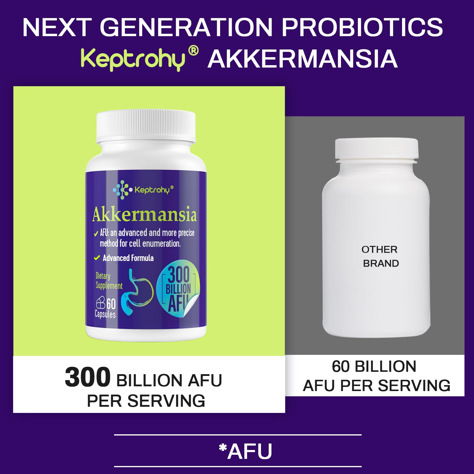 Shelf-stable, non-refrigerated vegan probiotic bottle