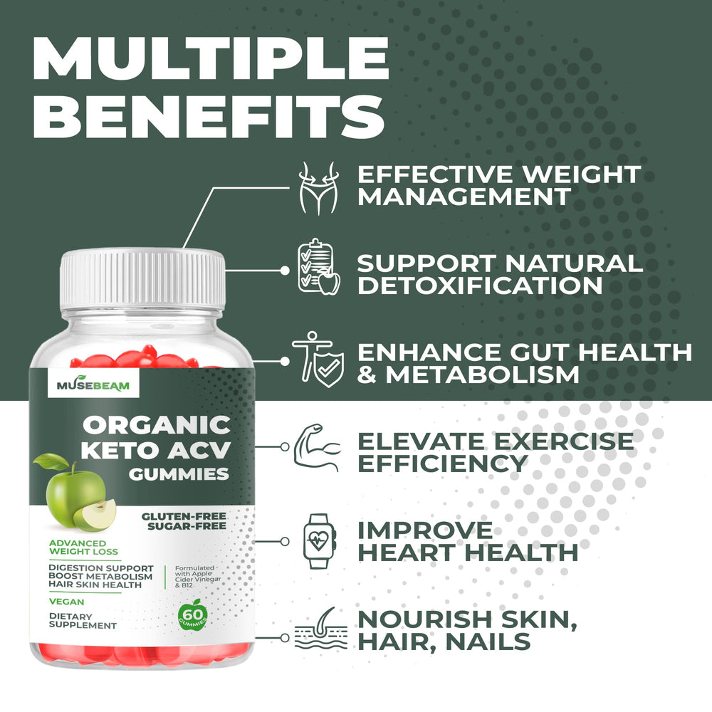 Keto ACV gummies with probiotics for digestive health