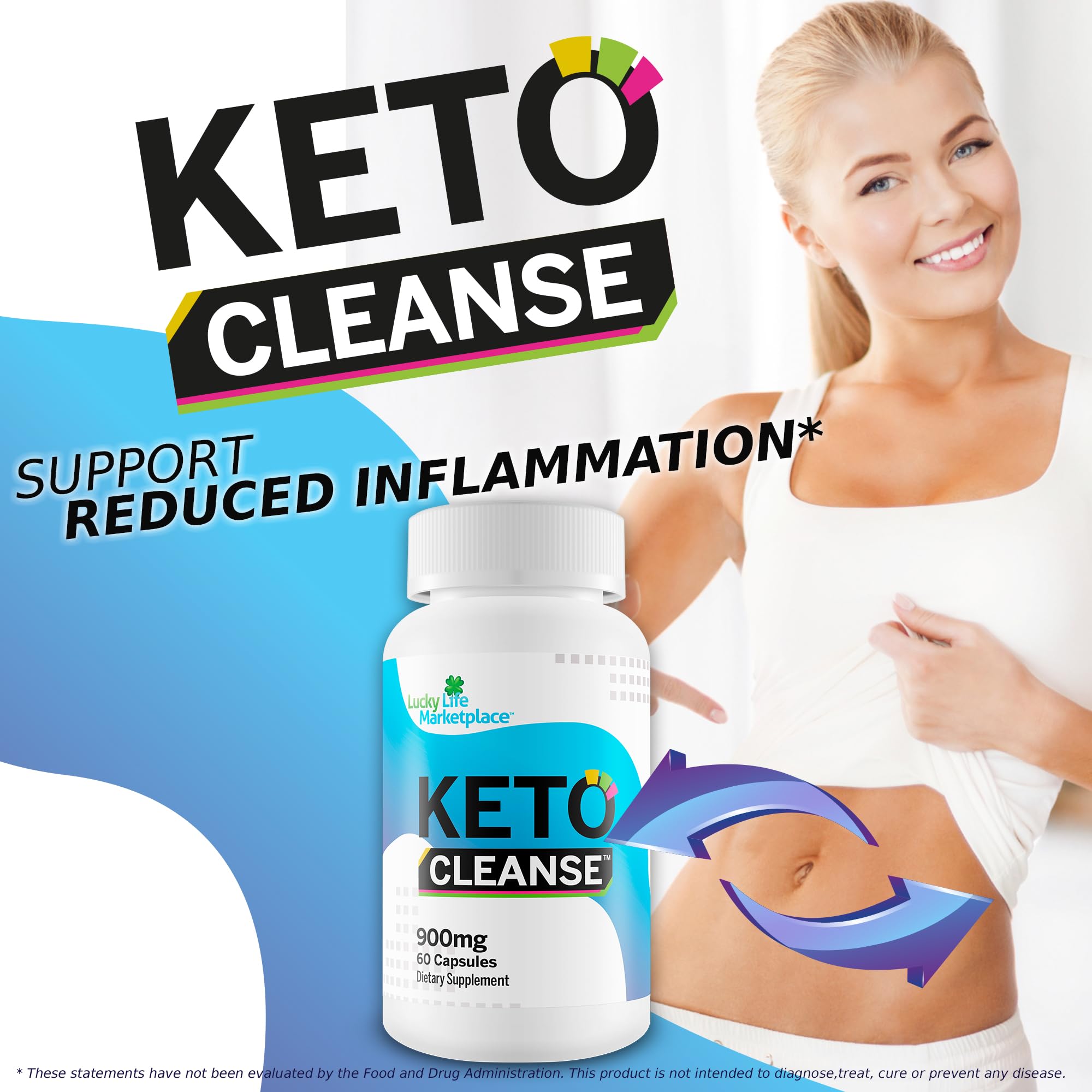 Keto Cleanse gut health illustration