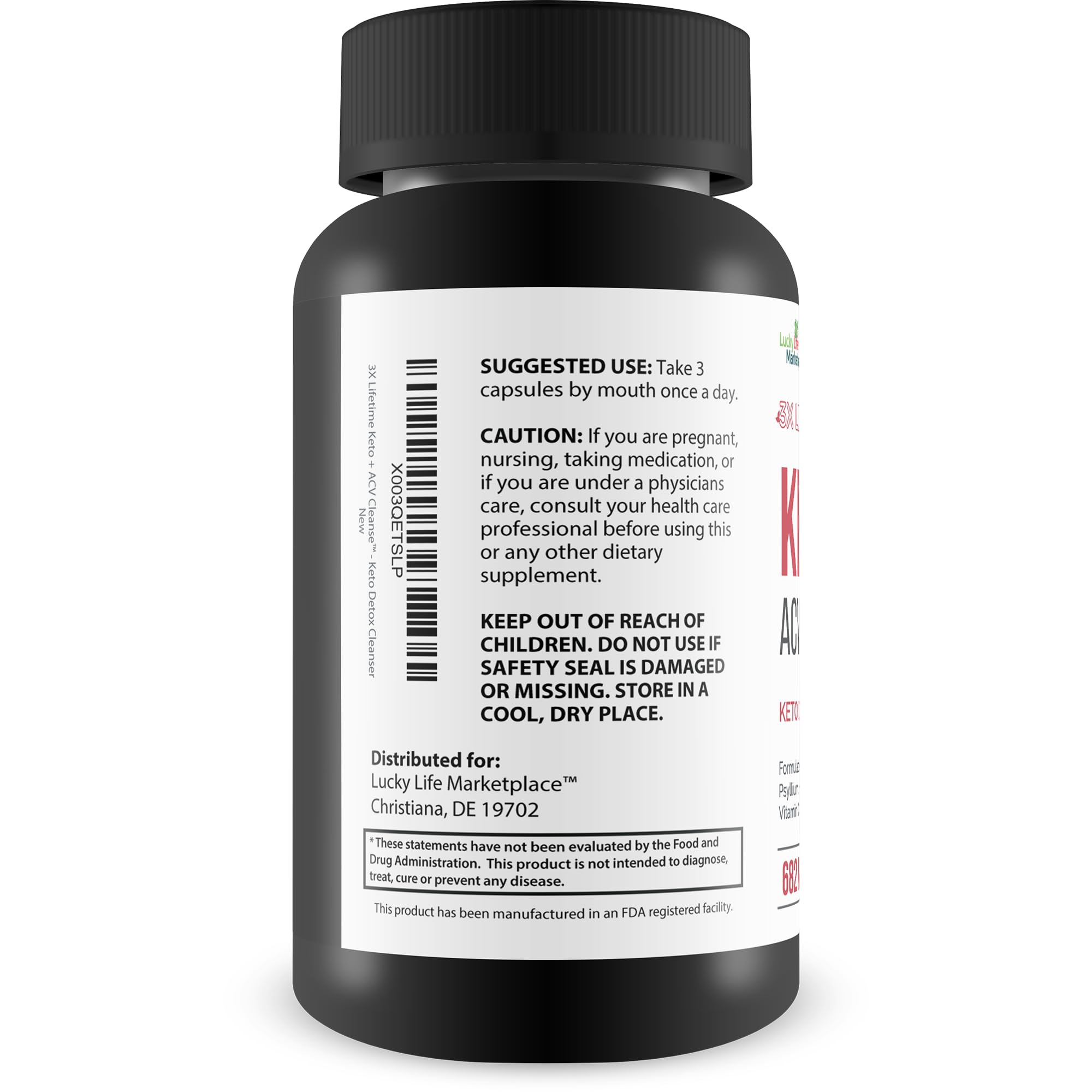 Keto detox supplement with vitamins and minerals
