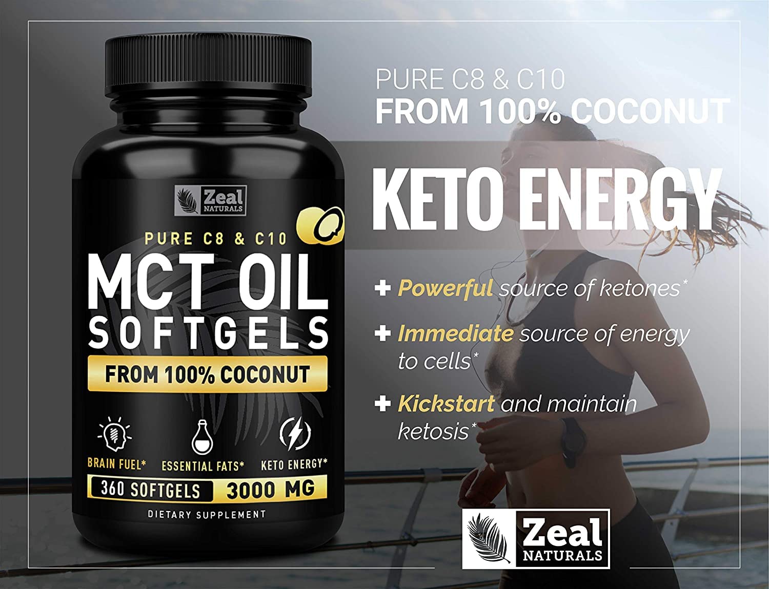Keto energy and brain fuel from MCT oil