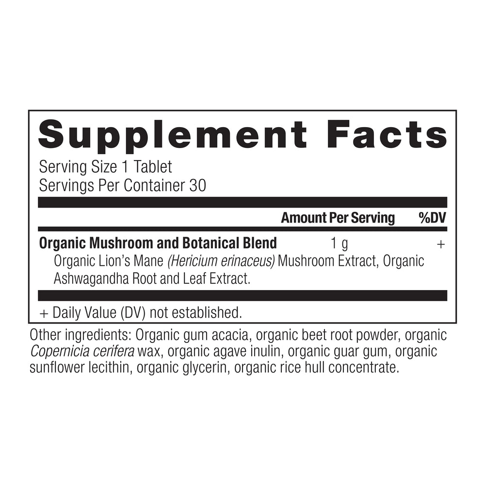 Keto-friendly, gluten-free, dairy-free nutrition label