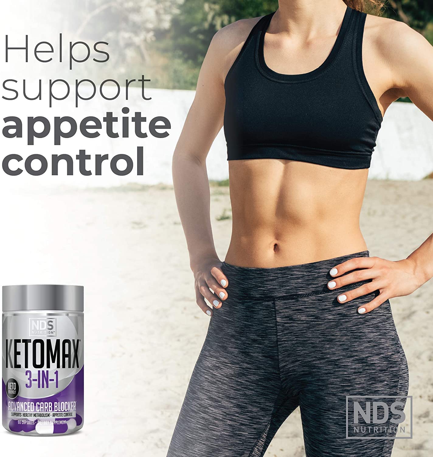 Keto-Max NDS white kidney bean carb blocker ingredient image illustrating starch digestion interruption.