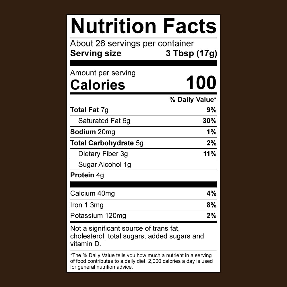 Coffee with chocolate-flavored MCT powder being stirred