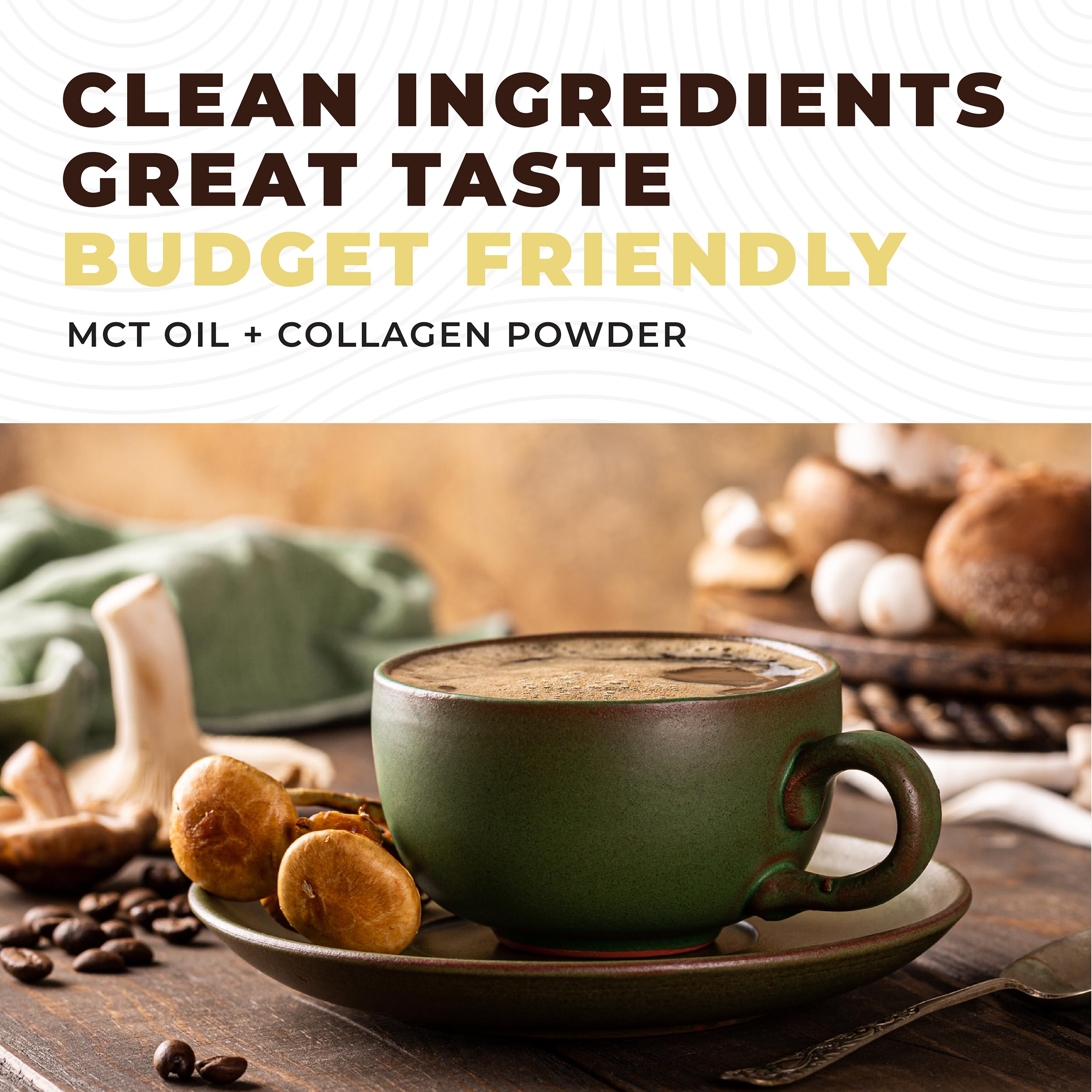 Tub of Keto MCT Oil Powder with Collagen and Prebiotic Fiber