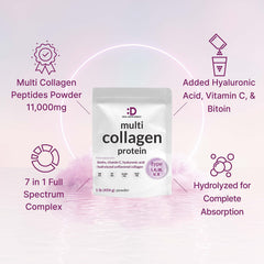 Unflavored collagen powder suitable for keto and paleo
