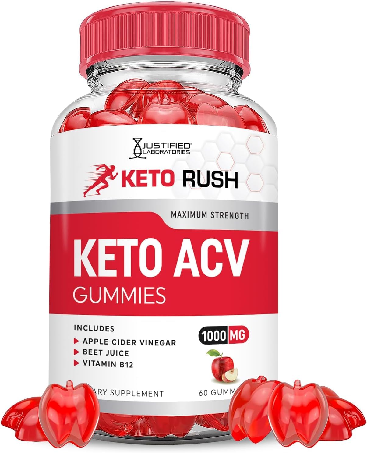 Keto Rush Keto ACV Gummies Advanced Formula packaging
