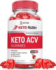 Keto Rush Keto ACV Gummies Advanced Formula packaging