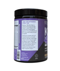 Keto Science Ketogenic Meal Shake Vanilla label close-up