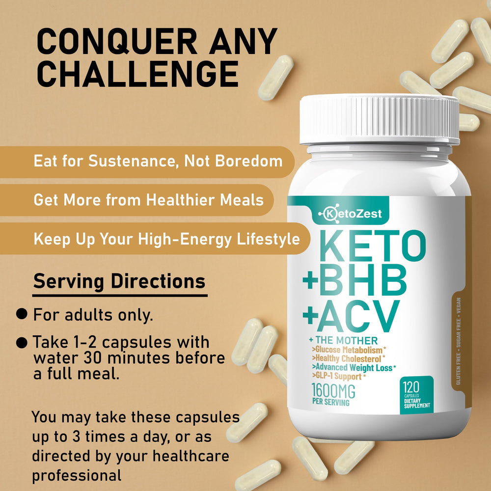 Lifestyle image of active adults with KetoZest product on table