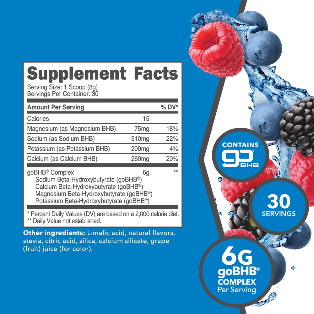 Ketologic BHB Ketone Supplement Patriot Pop flavor packaging