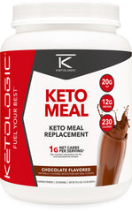 KetoLogic KetoMeal Chocolate front packaging
