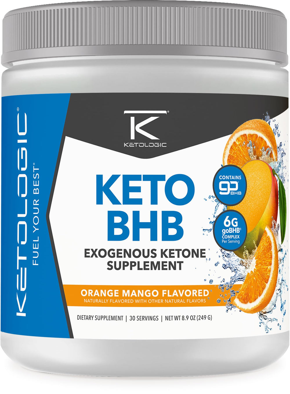 Ketologic Keto BHB Orange Mango 30 Servings