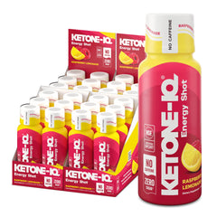 Ketone-IQ No Caffeine Raspberry Lemonade 24-pack front view