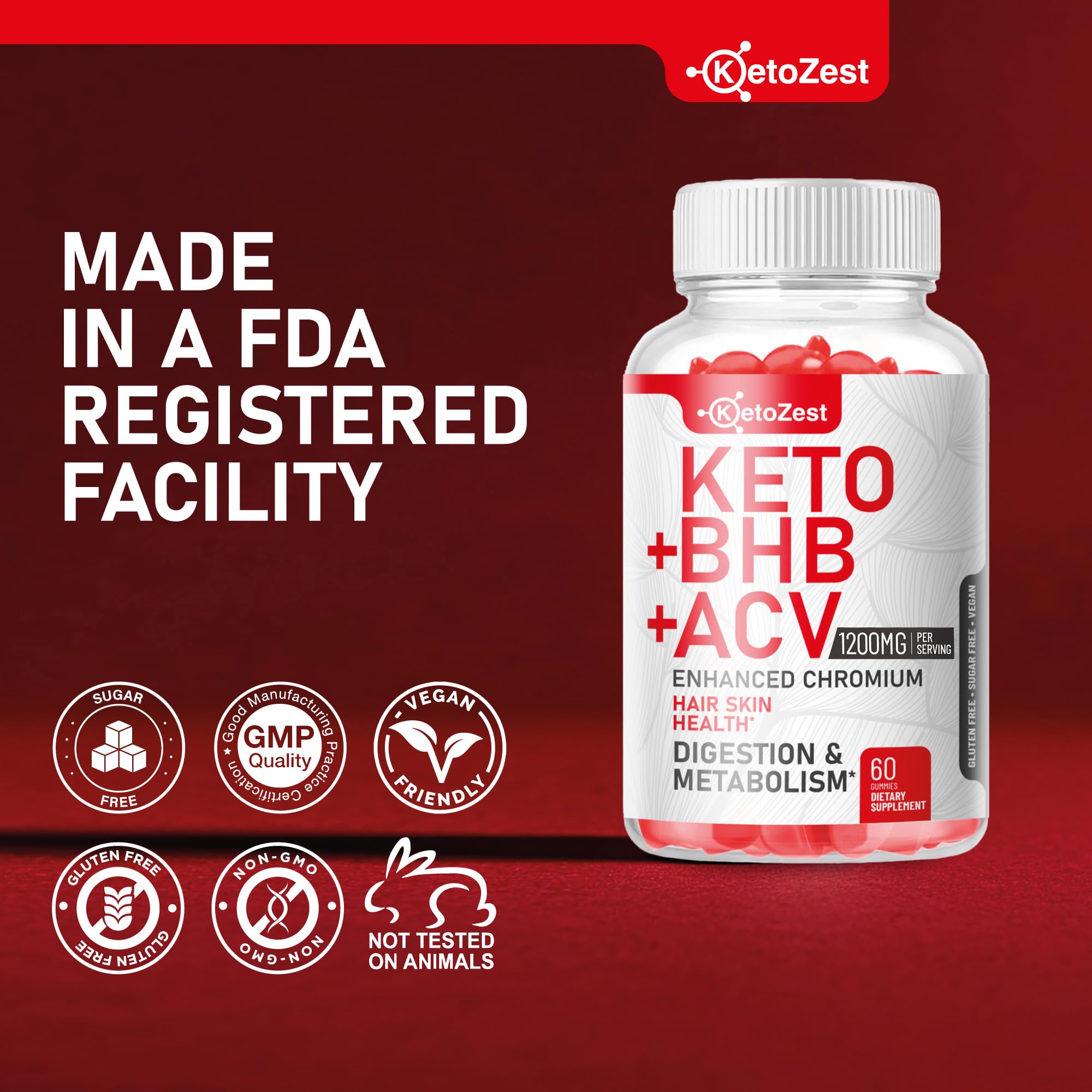 KetoZest beetroot and pomegranate ingredients showcasing natural flavor benefit