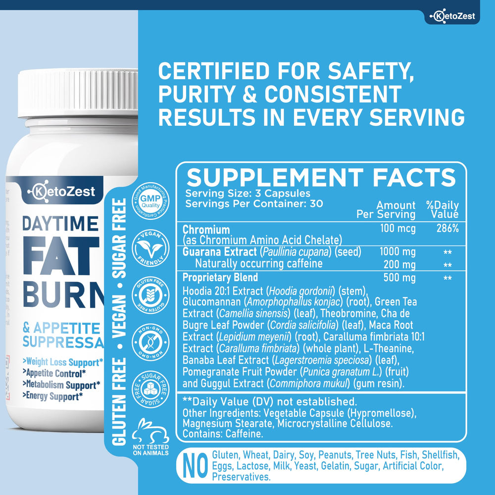 KetoZest packaging with 30-day supply and lifestyle imagery