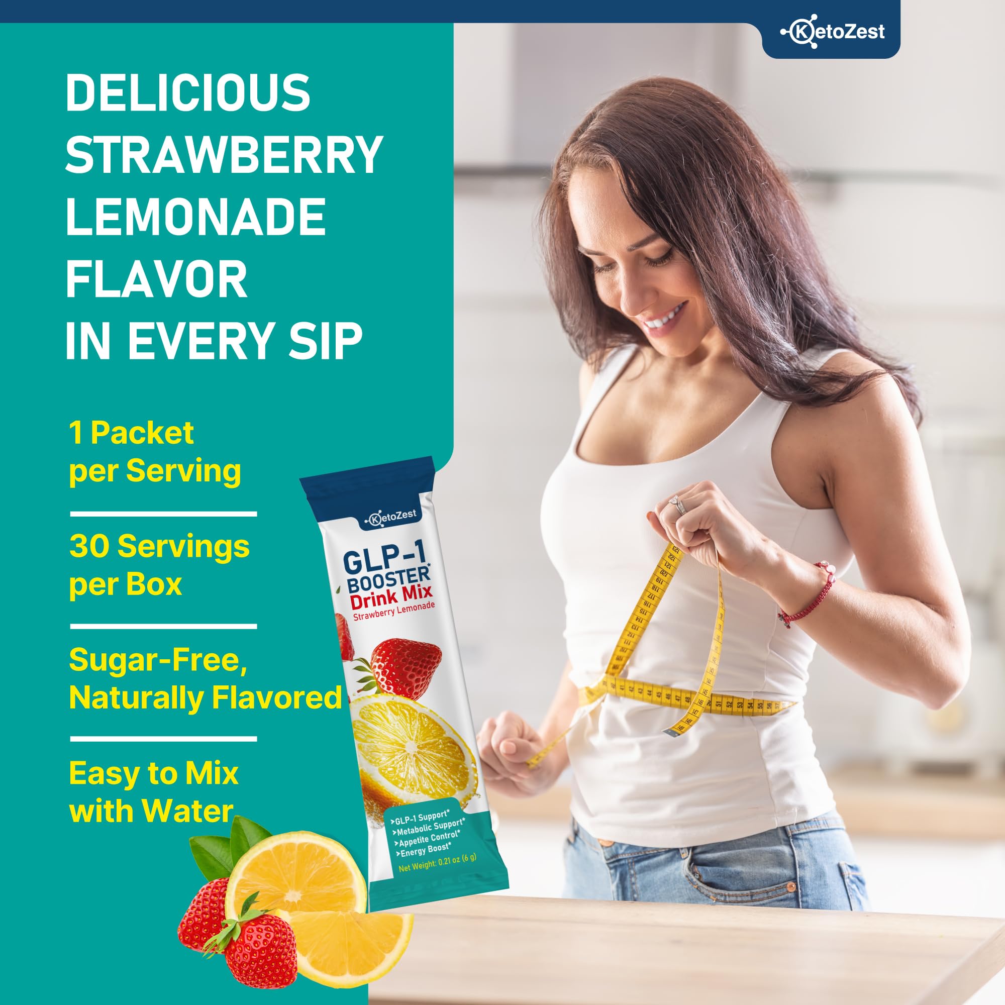 Natural energy boost from KetoZest GLP-1 Booster