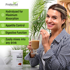 KeyTO Keto Collagen Salted Caramel packaging and container