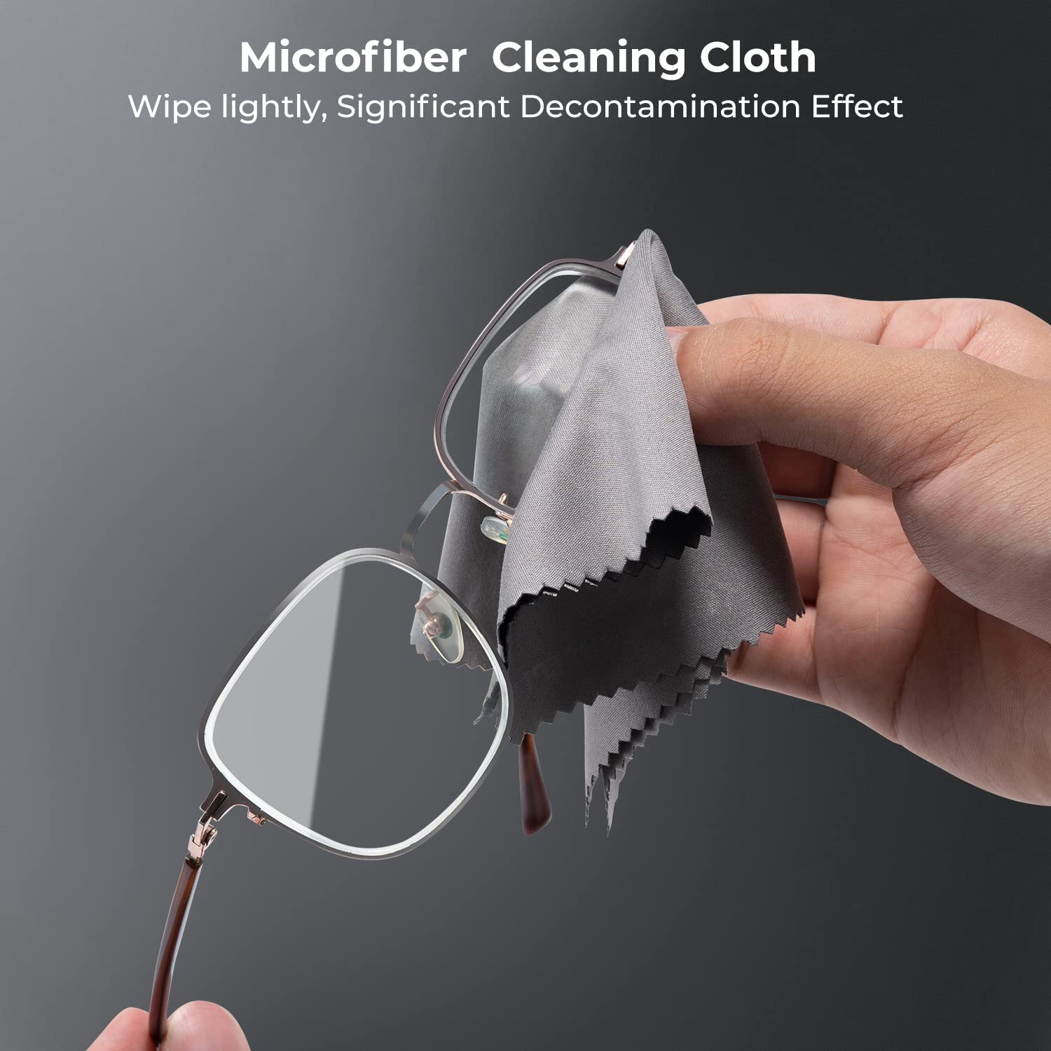 Cloth cleaning eyeglasses and spectacles