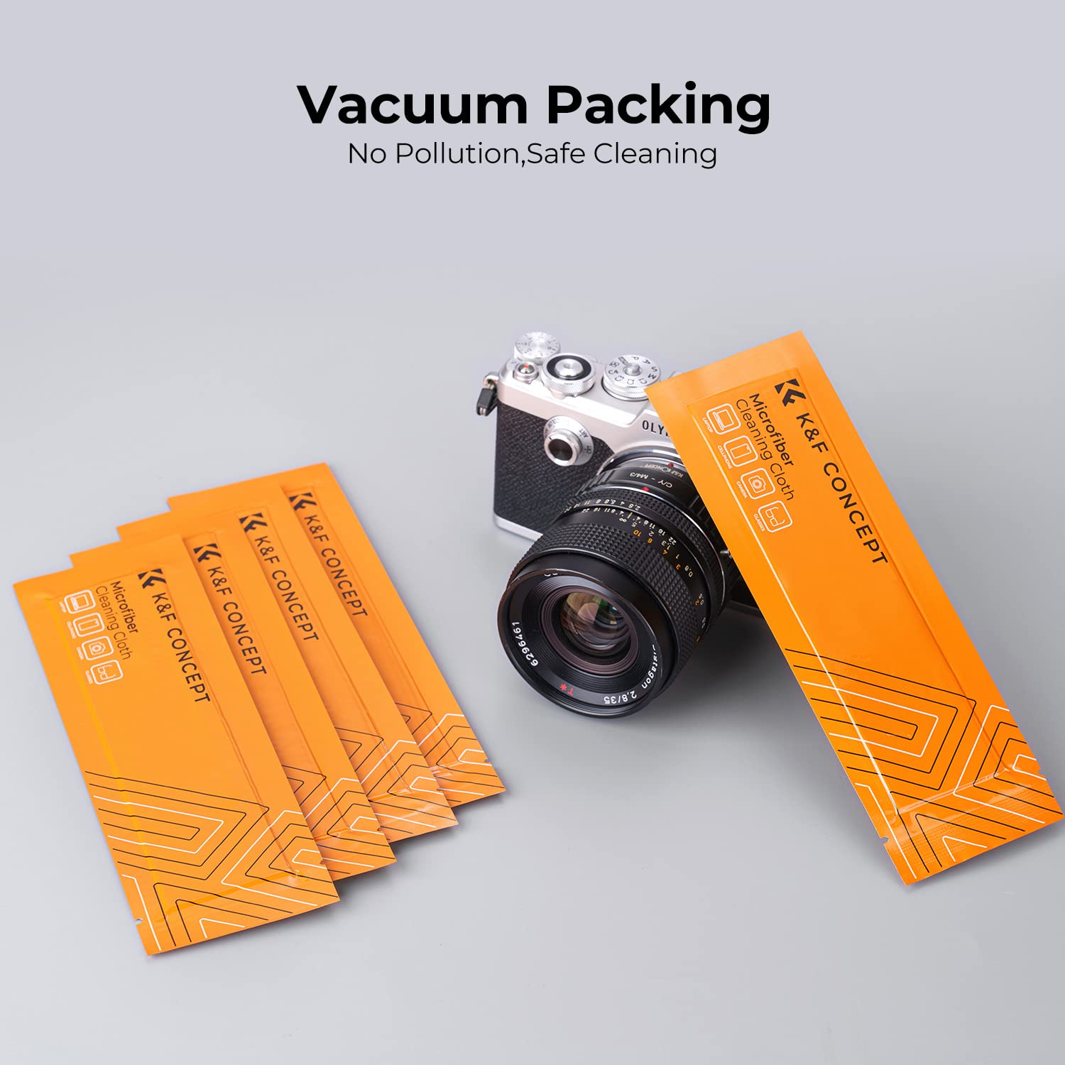 10-pack microfiber cleaning cloths for cameras and glasses