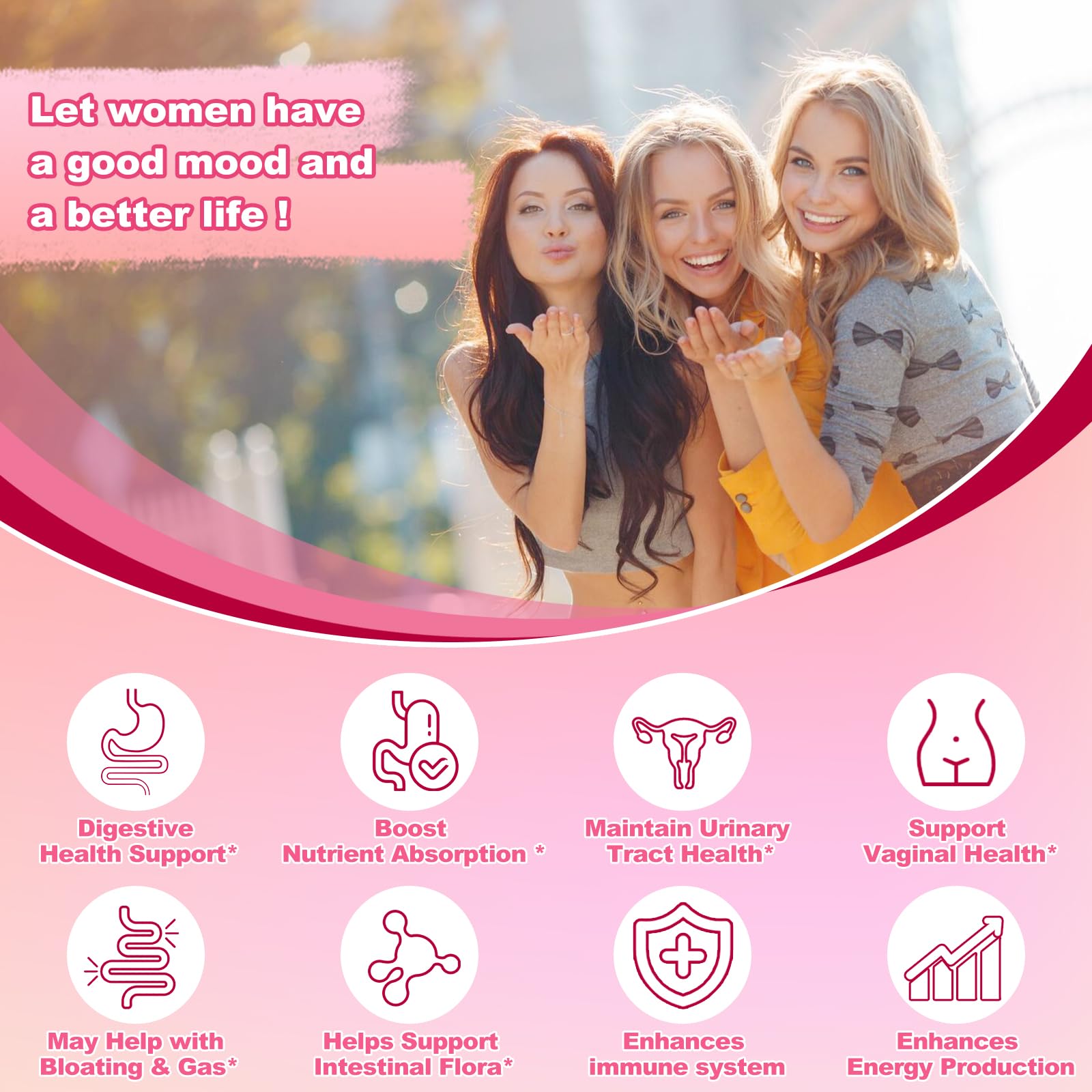 50-day supply of vegetarian probiotic tablets