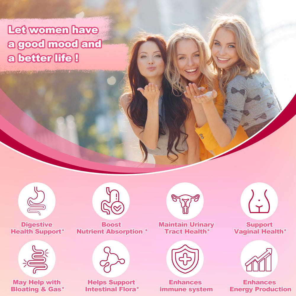 50-day supply of vegetarian probiotic tablets