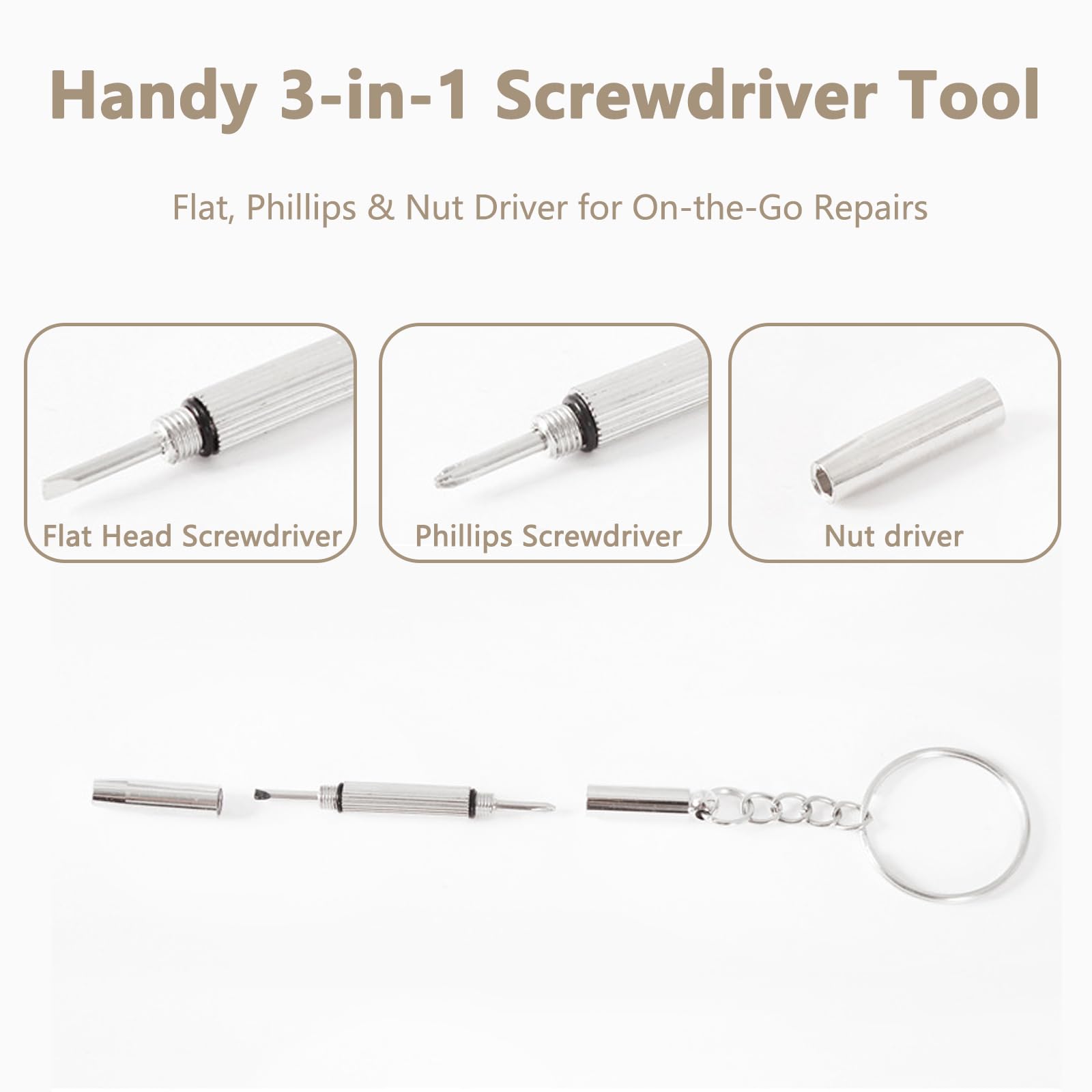 Compatible with metal and plastic eyewear frames