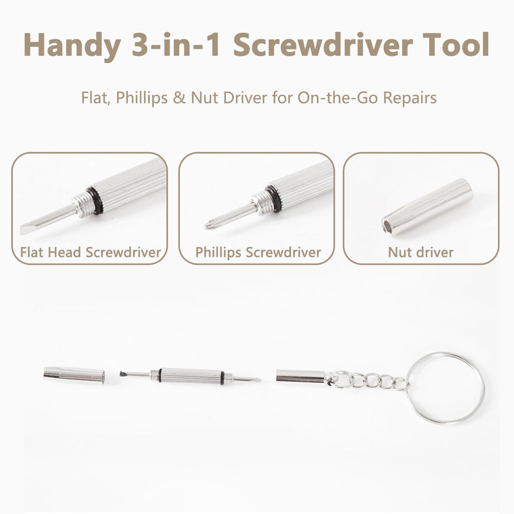Compatible with metal and plastic eyewear frames