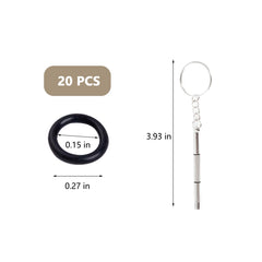 Eyeglass hinge rings with 7mm outer diameter and 4mm inner diameter
