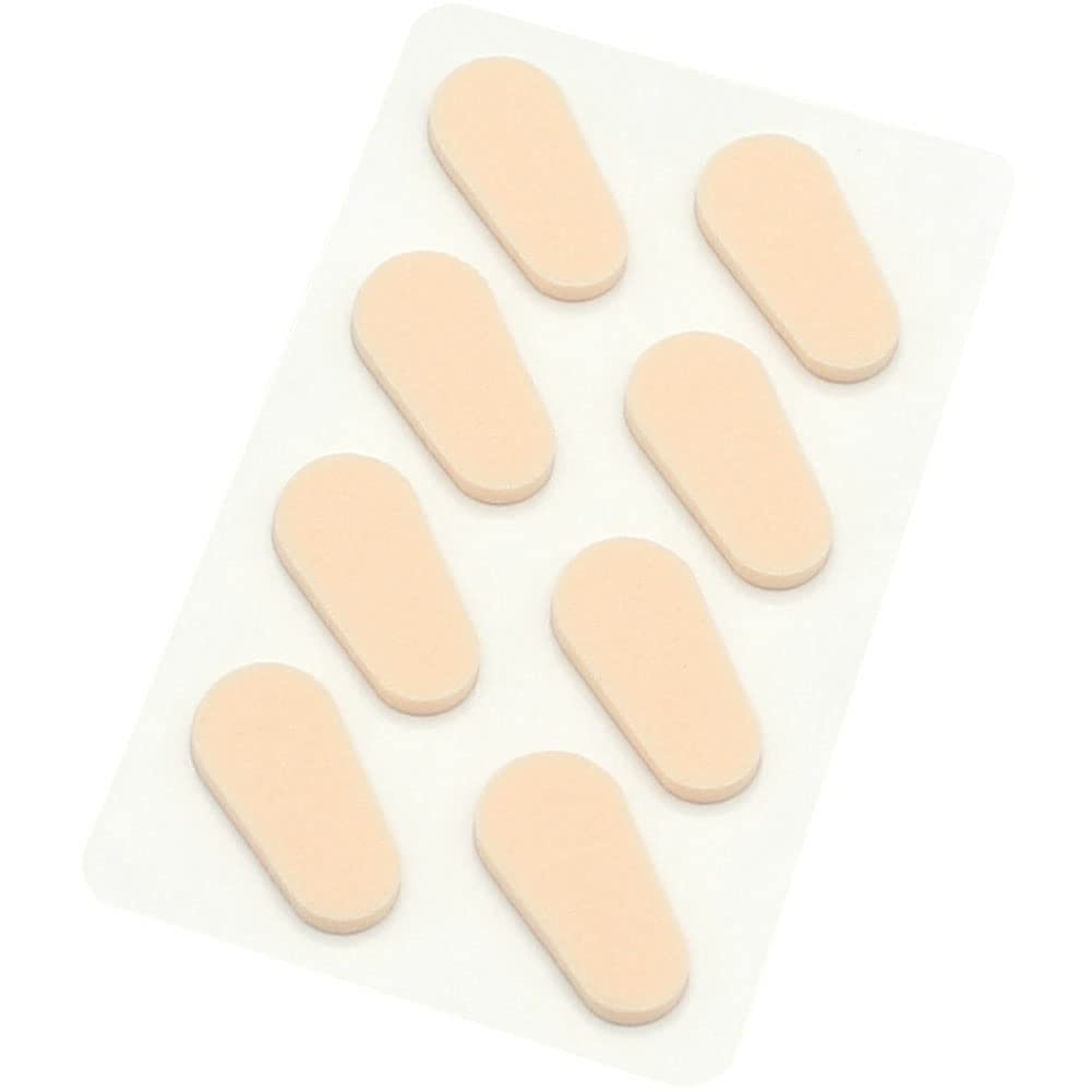 Khaki EVA foam eyeglasses nose pads in package