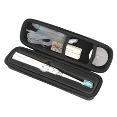 Travel case closed with zipper and compact size